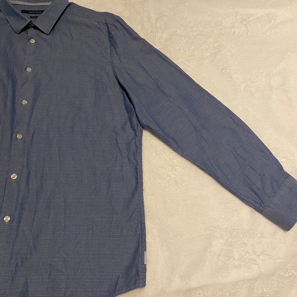 Perry Ellis Blue Dress Shirt - Picture 3 of 4